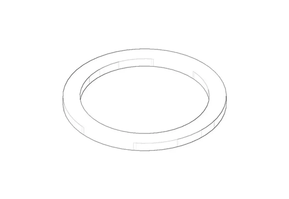 DORNBRACHT Ring ERSATZTEILE 093011141 D. 23,5 x 1,3 mm roh vernickelt, 093011141-07 Galeriebild 1